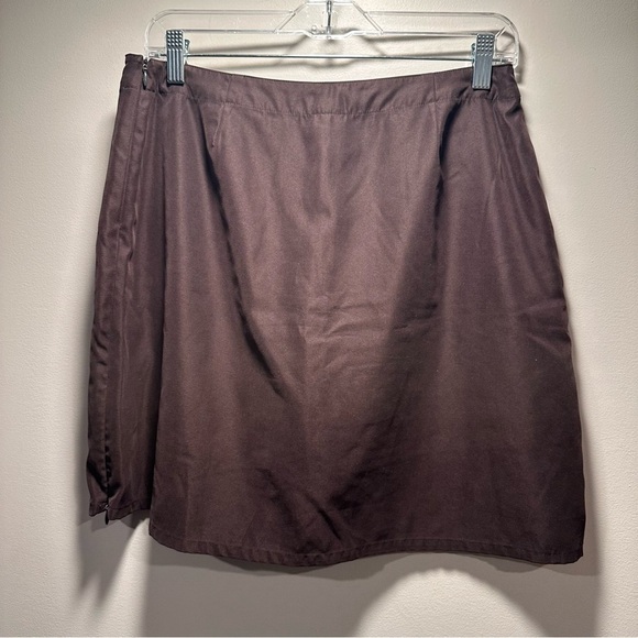 Patagonia W's Duway Skirt #58612 Size 10 EUC Water Repellent Skort Pocket Brown - Picture 5 of 9